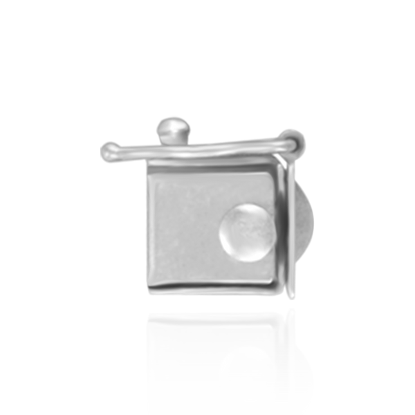 ITI NYC Open Top Box Clasps with Push Button (5.25 mm - 12 mm)