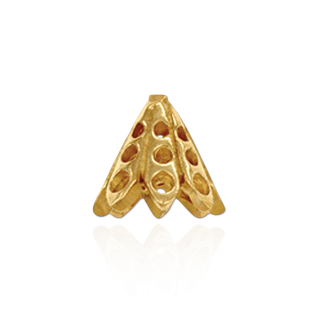 ITI NYC Cap Ends in 14K and 18K Gold (7 mm Cup)
