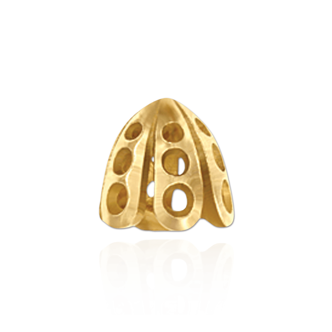 ITI NYC Cap Ends in 14K and 18K Gold (7.5 mm Cup)