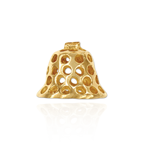 ITI NYC Cap Ends in 14K and 18K Gold (8.5 mm Cup)