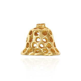 ITI NYC Cap Ends in 14K and 18K Gold (8.5 mm Cup)