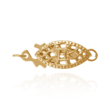 Load image into Gallery viewer, ITI NYC Fish Hook Filigree Pearl Clasps (14 mm)
