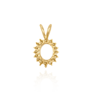 ITI NYC Oval Cluster Pendants (12-16 Side Stones | 6.00 x 4.00 mm - 10.00 x 8.00 mm)