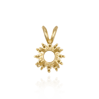 ITI NYC Round Cluster Pendants (8-12 Side Stones | 3.00 mm - 8.00 mm)