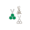 ITI NYC 3 Stone Cluster Pendants (3 x 2.00 mm - 3 x 4.20 mm)