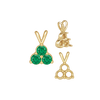 ITI NYC 3 Stone Cluster Pendants (3 x 2.00 mm - 3 x 4.20 mm)