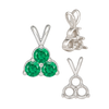 ITI NYC 3 Stone Cluster Pendants (3 x 2.00 mm - 3 x 4.20 mm)