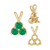 ITI NYC 3 Stone Cluster Pendants (3 x 2.00 mm - 3 x 4.20 mm)