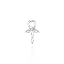 Load image into Gallery viewer, ITI NYC Fluted Pearl Cap Dangle Drops (4.00 mm Cup)
