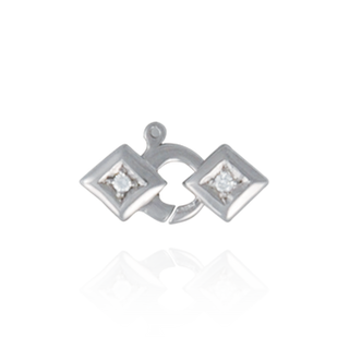 ITI NYC Lobster Locks With Diamonds (6.9 x 16 mm)