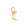 ITI NYC Emerald Shape Four Prong Double Wire Pendants in 14K Gold (4.00 x 3.00 mm - 30.00 x 20.00 mm)