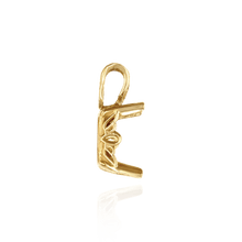 Load image into Gallery viewer, 14K Gold ITI NYC Emerald Shape Four Prong Filigree Pendants in 14K Gold (5.00 x 3.00 mm - 25.00 x 18.00 mm)
