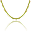 Tennis Necklace with Peridot Stones (August Birthstones) in 14K Gold (1.75 mm - 4.0 mm)