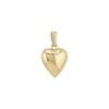 Gold-Filled Puffed Heart Charm (1/4 inch - 3/8 inch)