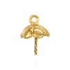 ITI NYC Pearl Cap Dangle Drops with Flower Design (8.00 mm Cup)