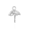 ITI NYC Pearl Cap Dangle Drops with Flower Design (8.00 mm Cup)