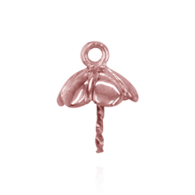 Load image into Gallery viewer, ITI NYC Pearl Cap Dangle Drops with Flower Design (8.00 mm Cup)
