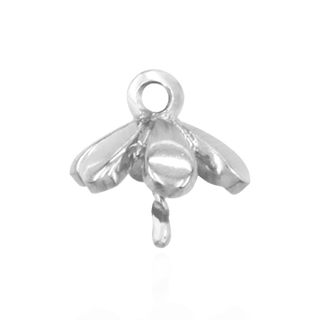 ITI NYC Pearl Cap Dangle Drops with Flower Design (7.00 mm Cup)