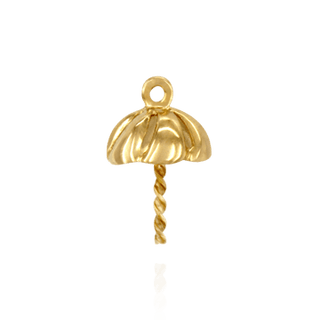 ITI NYC Pearl Cap Dangle Drops (6.5mm-8mm Cup)