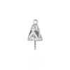 ITI NYC Pearl Cap Dangle Drops with ITI NYC Heart Design (7mm Cup)