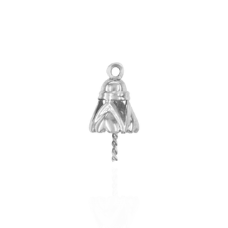 ITI NYC Pearl Cap Dangle Drops with ITI NYC Heart Design (7mm Cup)