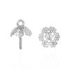 ITI NYC Pearl Cap Dangle Drops with Filigree and Peg (6.00 mm - 8.50 mm Cup)