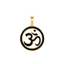 Load image into Gallery viewer, ITI NYC Hindu Om Pendant in 14K Gold

