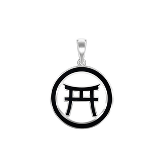 ITI NYC Torii Gate Pendant in Sterling Silver