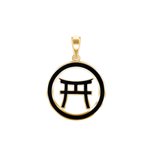 Load image into Gallery viewer, ITI NYC Torii Gate Pendant in 14K Gold
