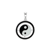 ITI NYC Yin Yang Symbol Pendant in Sterling Silver