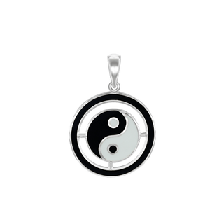 ITI NYC Yin Yang Symbol Pendant in Sterling Silver