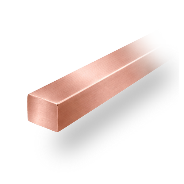 14K Rose Square Medium Wire