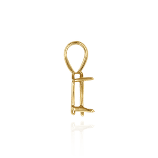 ITI NYC Marquise Shape Four Prong Double Wire Pendants in 14K Gold (5.00 x 3.00 mm - 12.00 x 6.00 mm)