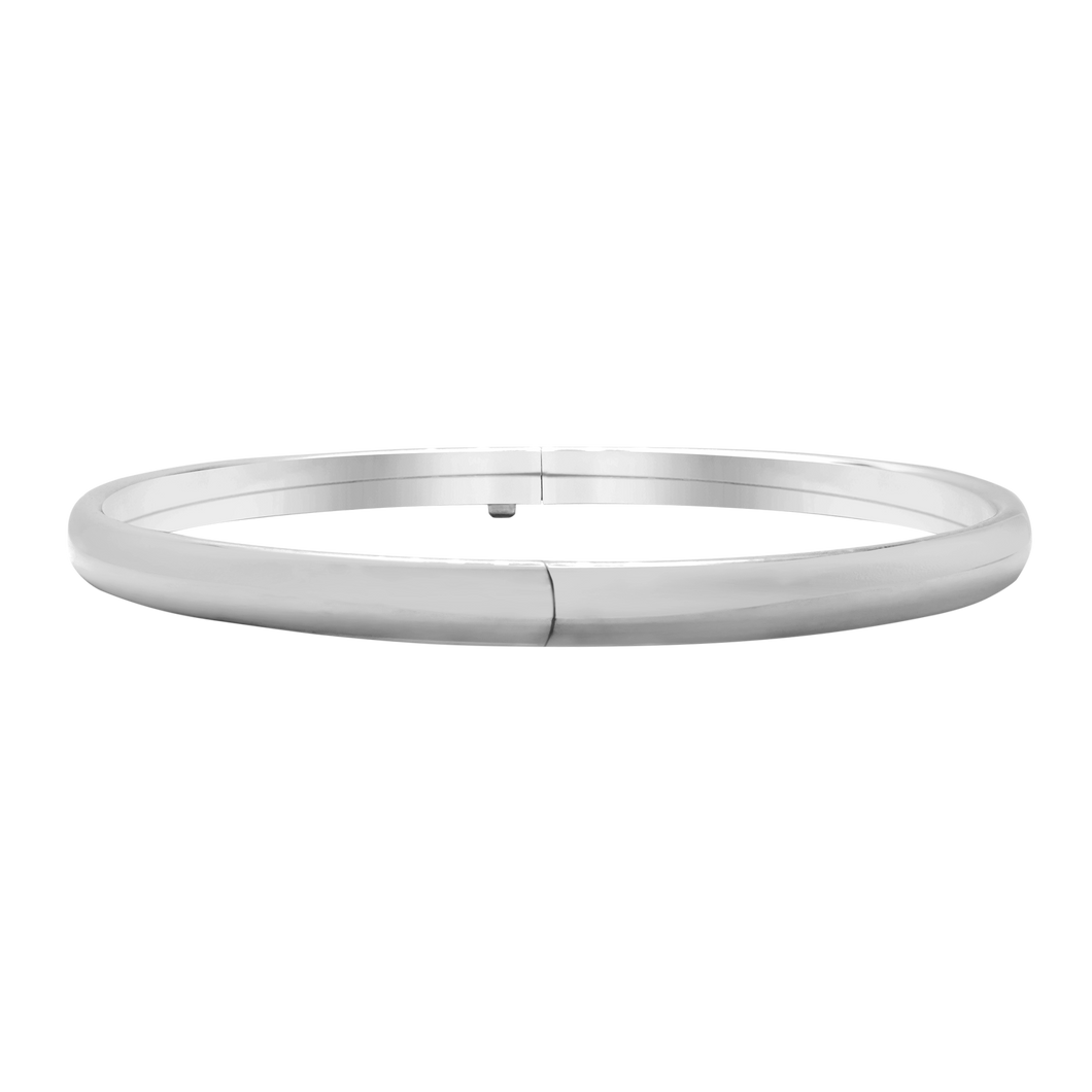 Sheridan Sq. Bangle Bracelet with Smooth Design in Sterling Silver
