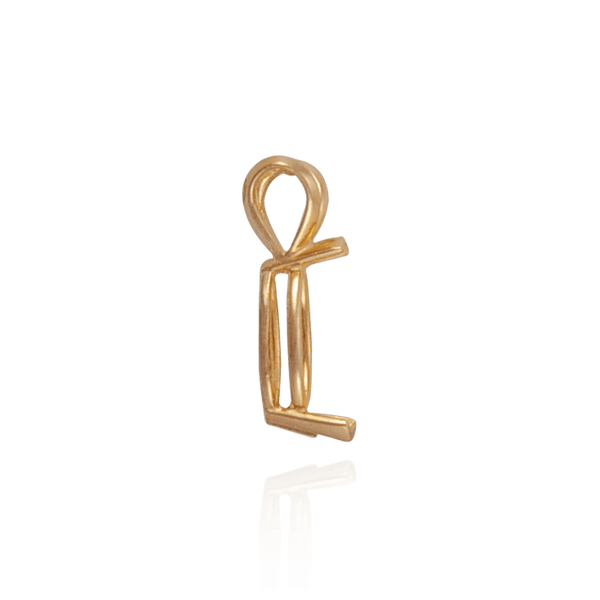 ITI NYC Marquise Shape V-End Double Wire Pendants in 14K Gold (4.25 x 2.25 mm - 10.00 x 5.00 mm)