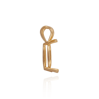 ITI NYC Marquise Shape V-End Double Wire Pendants in 14K Gold (4.25 x 2.25 mm - 10.00 x 5.00 mm)