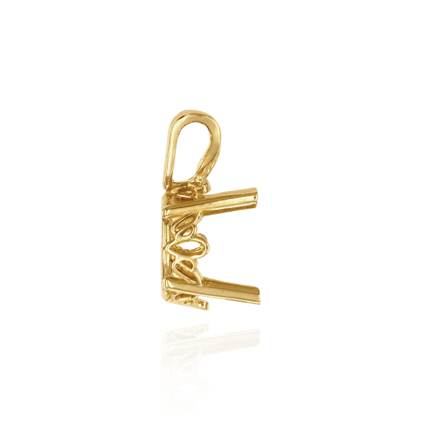 14K Gold ITI NYC Oval Four Prong Double Wire Pendants in 14K Gold (5.00 x 3.00 mm - 22.00 x 16.00 mm)