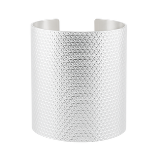 Sterling Silver Triangle Pattern Cuff Bracelet PP-6C