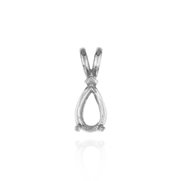 ITI NYC Pear Shape V-End Double Wire Pendants in 14K Gold (4.25 x 2.50 mm - 22.50 x 13.50 mm)