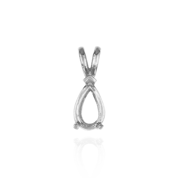 ITI NYC Pear Shape V-End Double Wire Pendants in 14K Gold (4.25 x 2.50 mm - 22.50 x 13.50 mm)