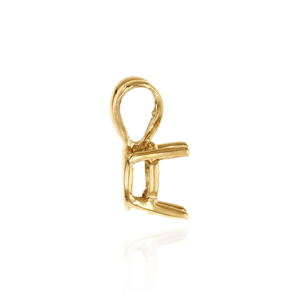 ITI NYC Round Four Prong Double Wire Pendants in 18K Gold (3.00 mm - 9.75 mm)