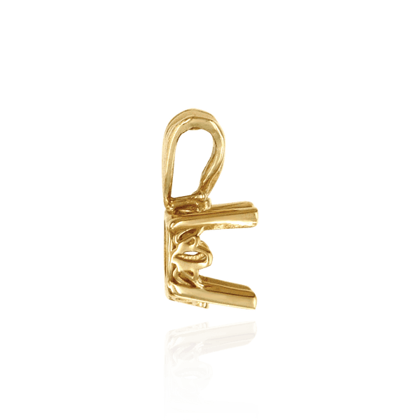 ITI NYC Round Four Prong Filigree Pendants in 14K Gold (3.00 mm - 22.00 mm)