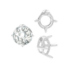 ITI NYC Four Prong Round Slider in Sterling Silver (5.50 mm - 10.00 mm)