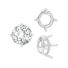 ITI NYC Four Prong Round Slider in Sterling Silver (5.50 mm - 10.00 mm)