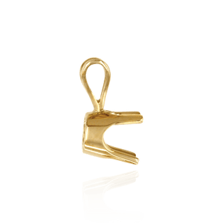 ITI NYC Round Four Prong Standard Pendants in 14K Gold (1.75 mm - 8.00 mm)