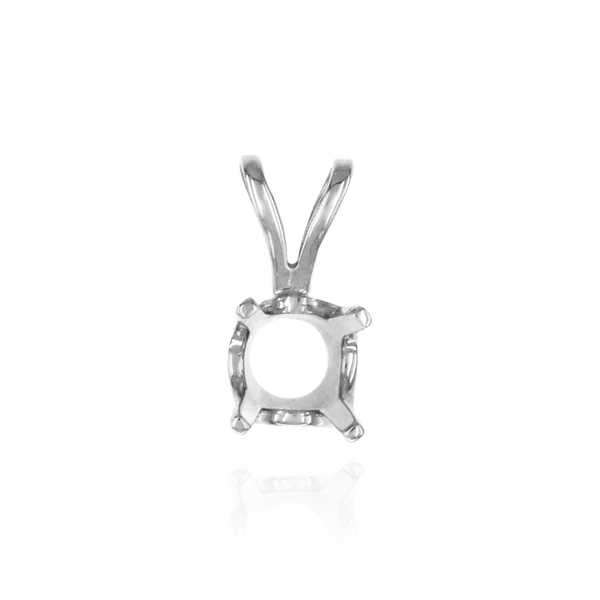 ITI NYC Round Four Prong Standard Pendants in 14K Gold (2.00 mm - 8.00 mm)