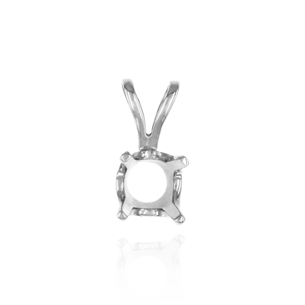 ITI NYC Round Four Prong Standard Pendants in 14K Gold (1.75 mm - 8.00 mm)