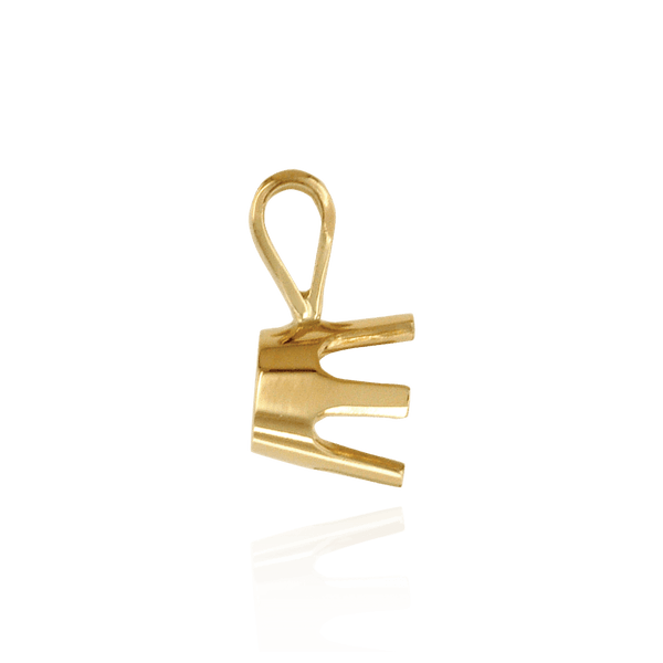 ITI NYC Round Six Prong Standard Pendants in 14K Gold (1.75 mm - 8.00 mm)