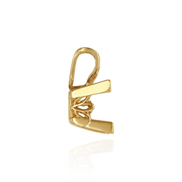 ITI NYC Square V-End Filigree Pendants in 14K Gold (4.00 mm - 12.00 mm)