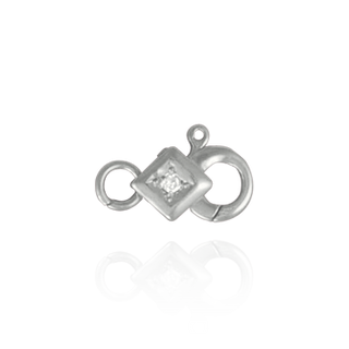 ITI NYC Lobster Locks With Diamonds (6.9 x 11.3 mm)